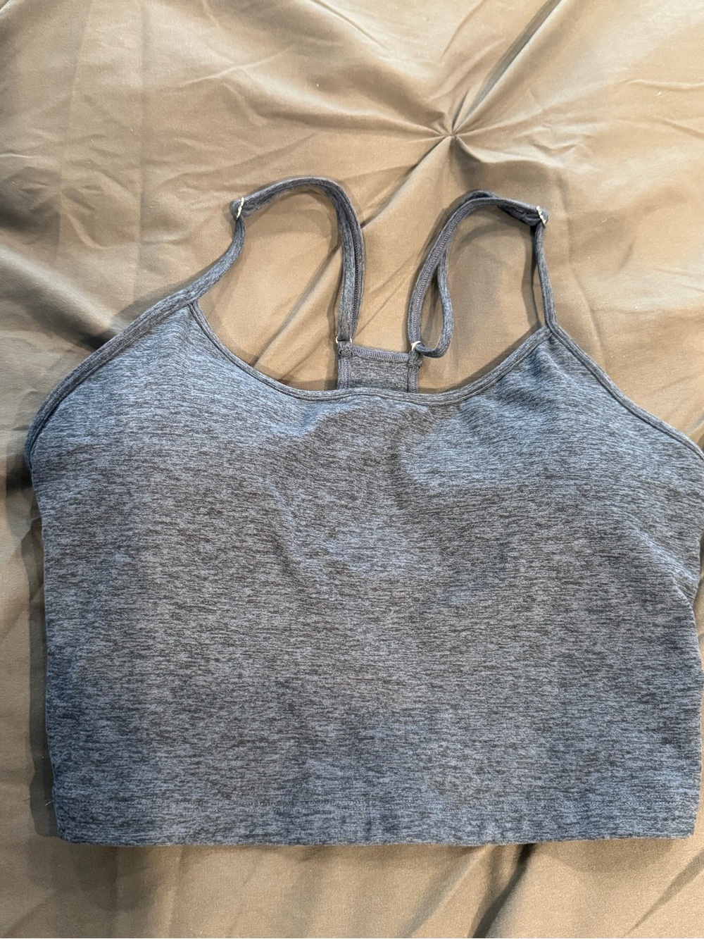 Bombshell Sportswear Women’s Denim Blue Seamless Bralette Top